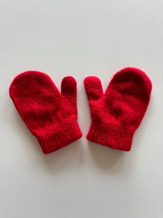 Red Toddler Mini Mittens