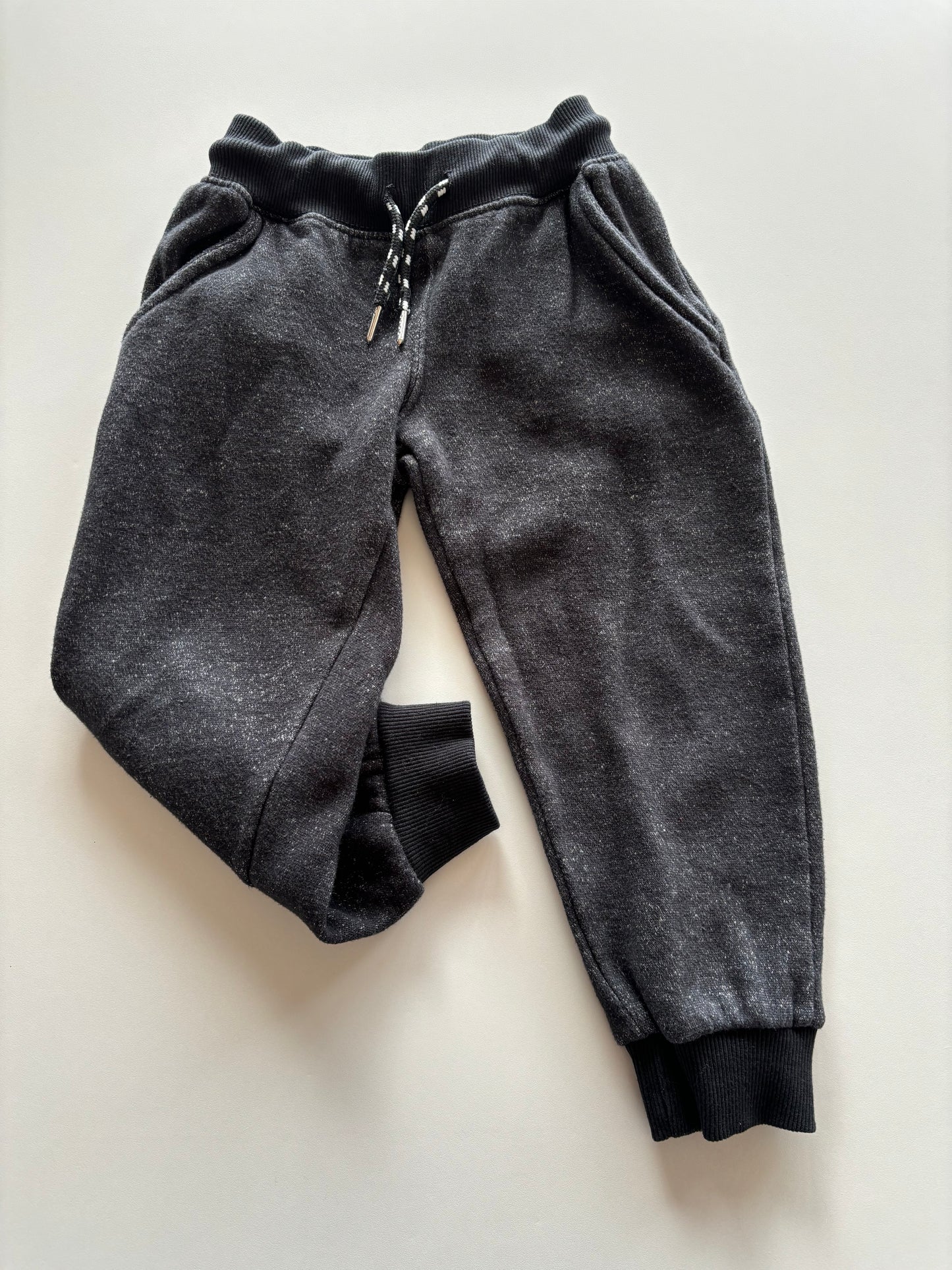 Black Melange Joggers