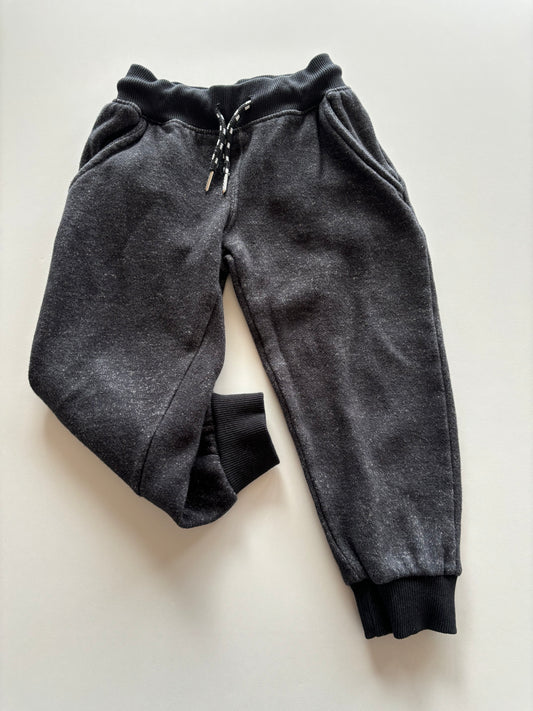 Black Melange Joggers