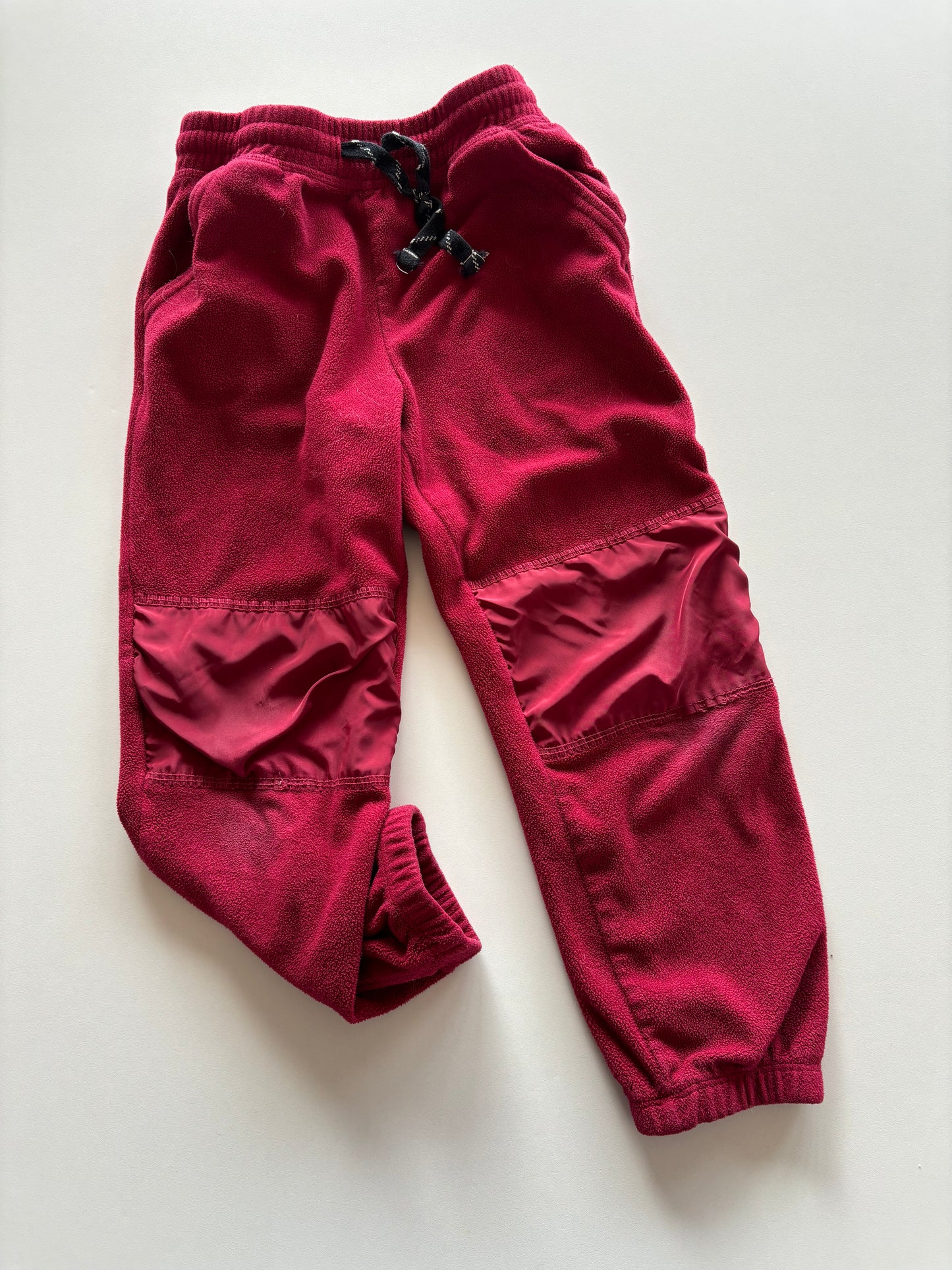 Burgundy Fleece Pants