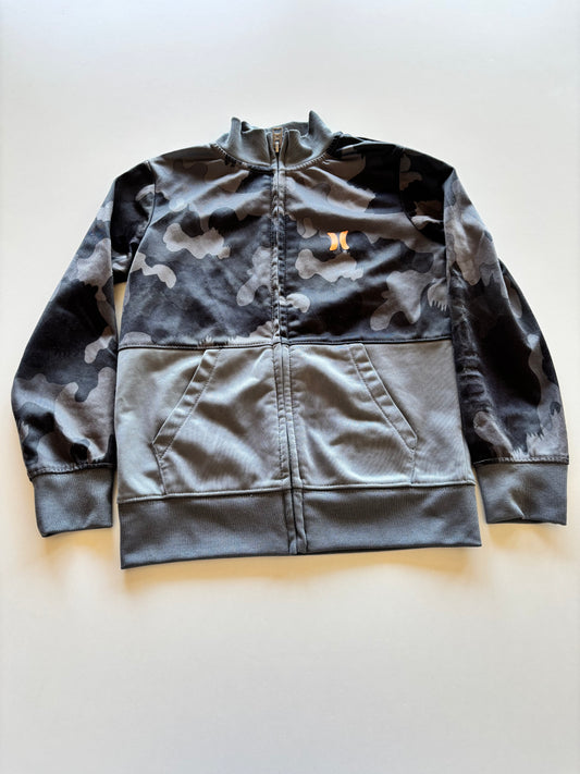 Grey Camo Hurley Zip Up Sweater