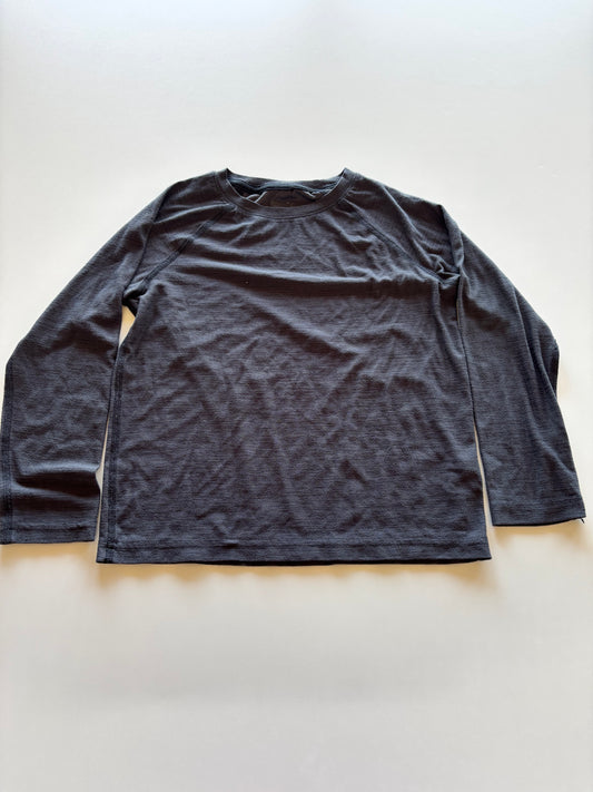 Textured Charcoal Thermal Shirt
