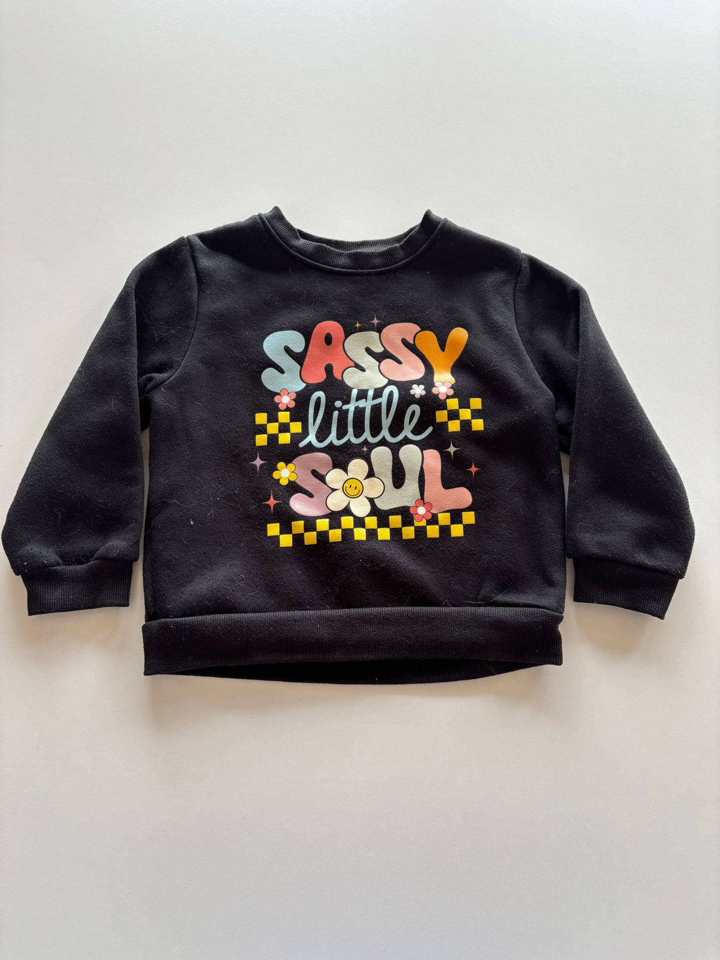 Black Sassy Little Soul Crewneck