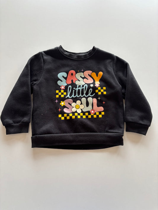 Black Sassy Little Soul Crewneck