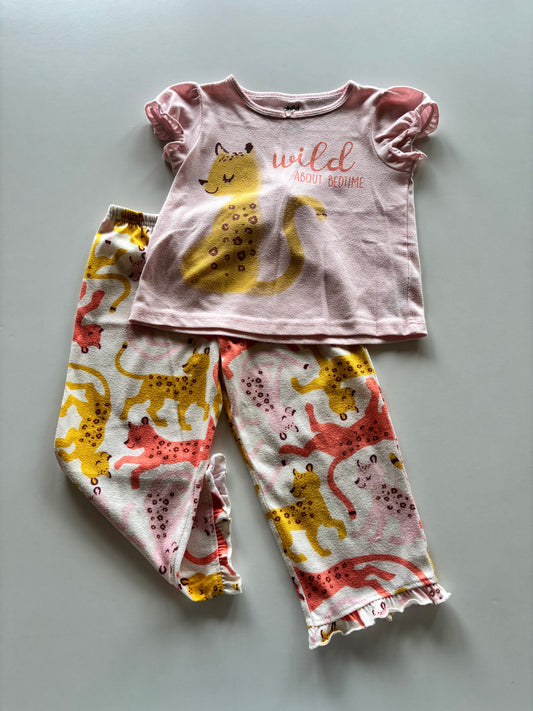 2pc Wild About Bedtime Pajamas