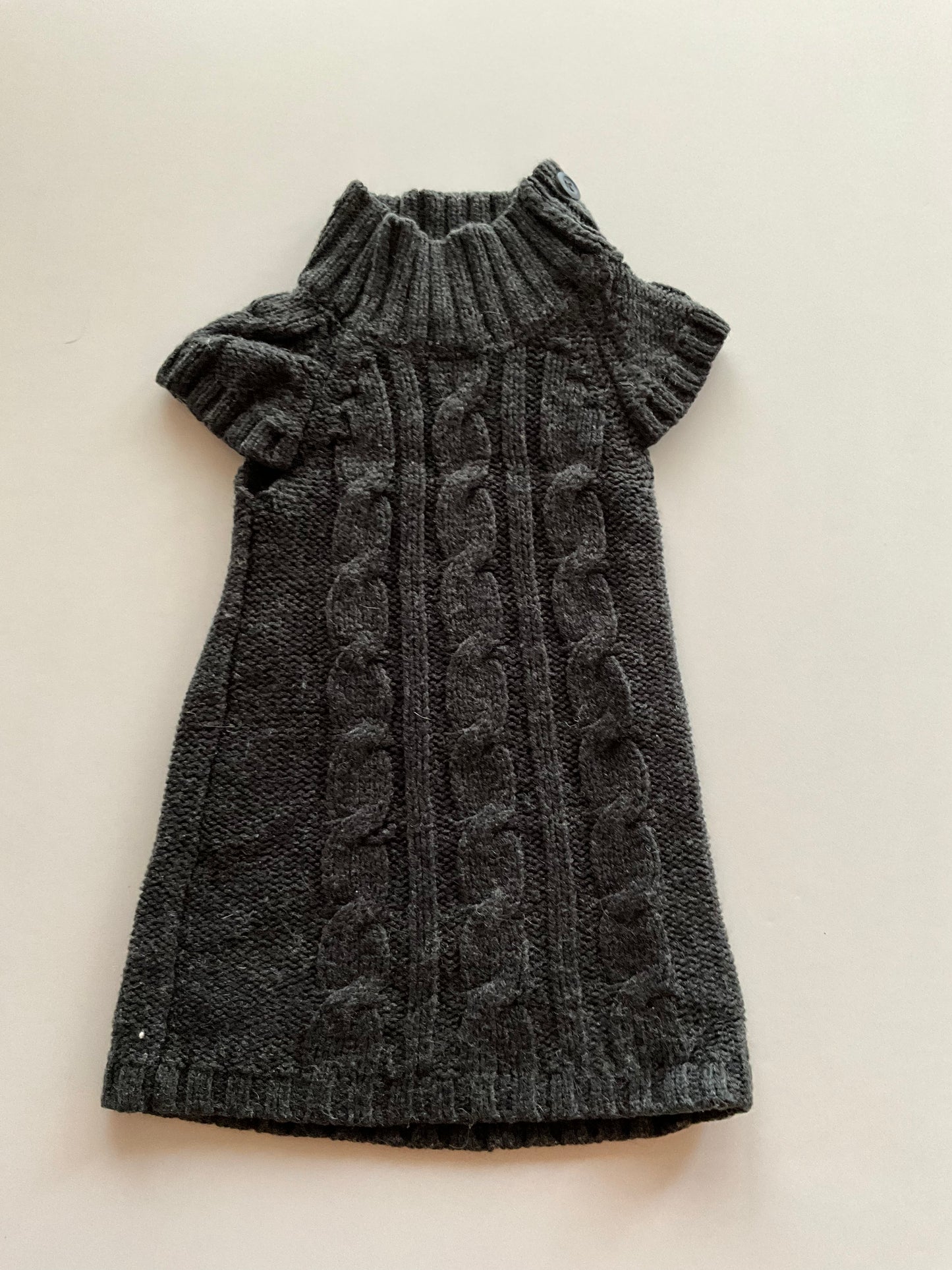 Charcoal Cableknit Dress