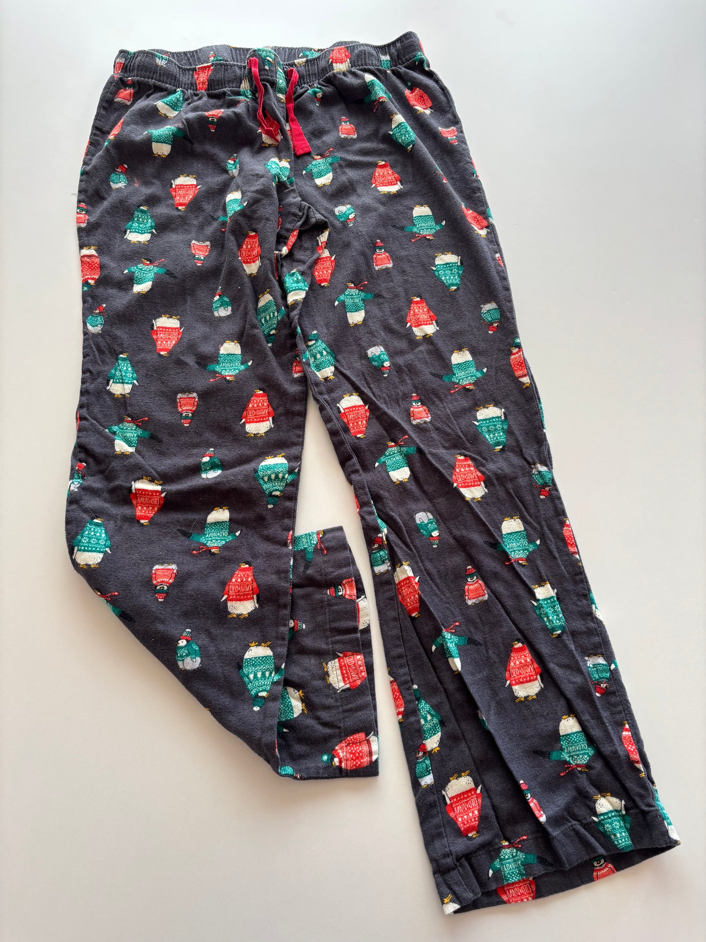 Flannel Penguin Pajama Pants