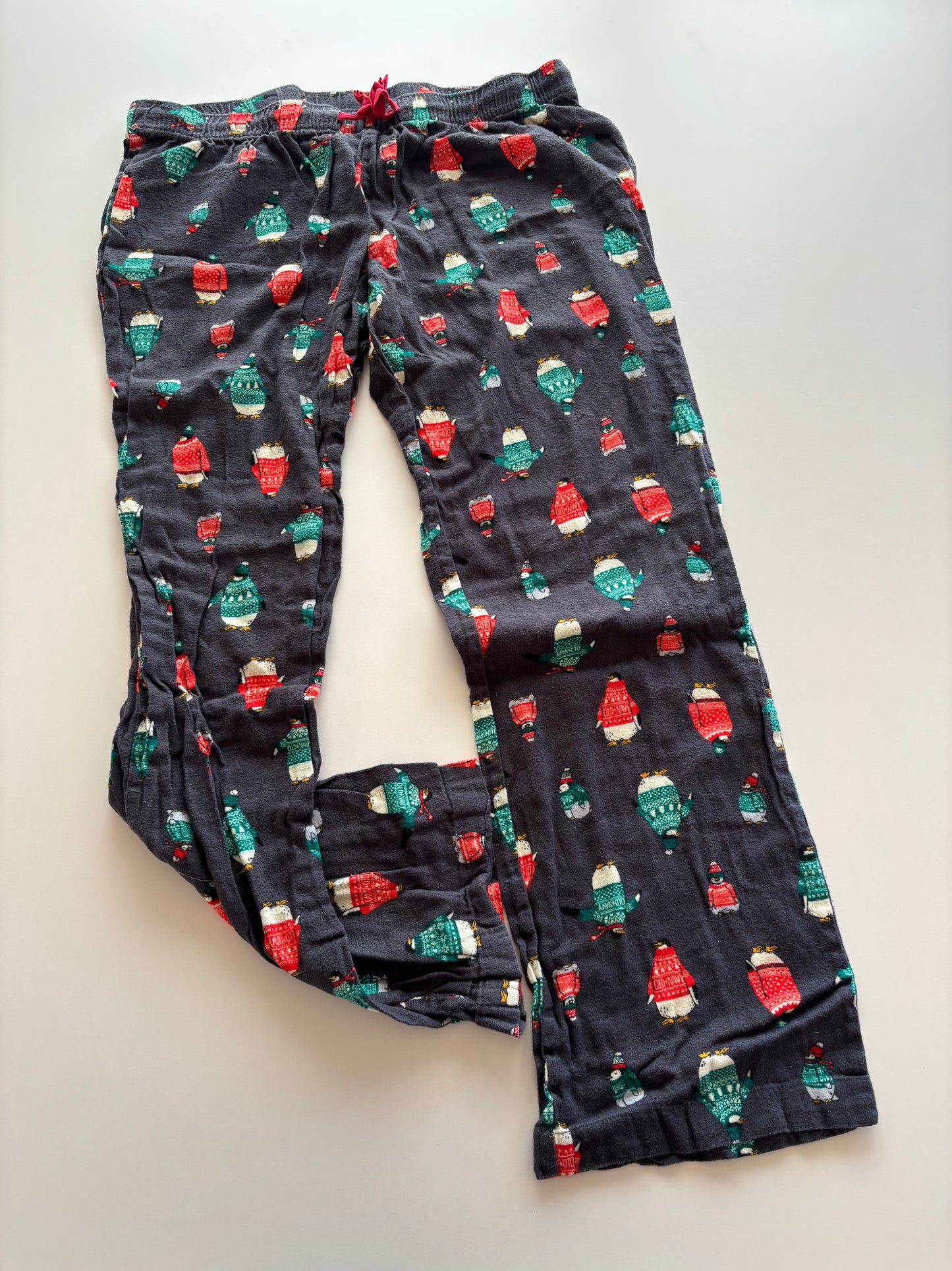 Flannel Penguin Pajama Pants