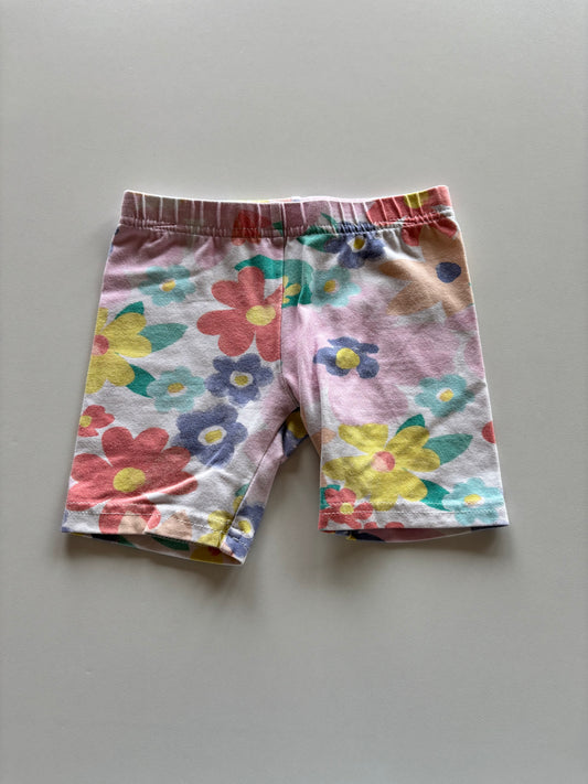 Pastel Flower Biker Shorts