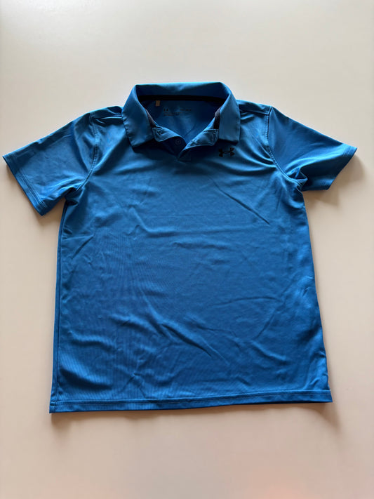 Blue UA Athletic Polo Tee