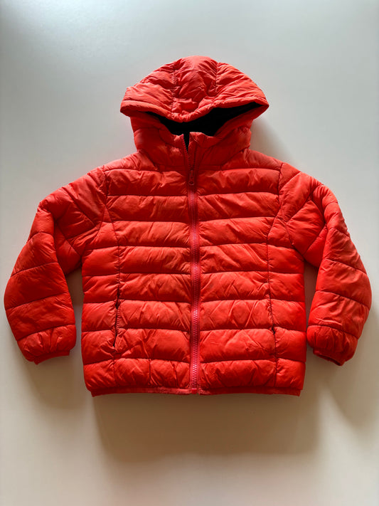 Reddish Orange Puffer Jacket