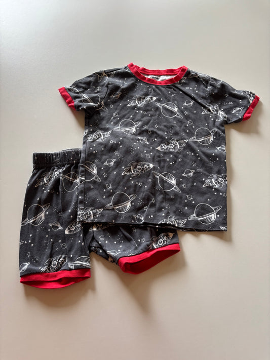 2pc Grey Space Pajamas