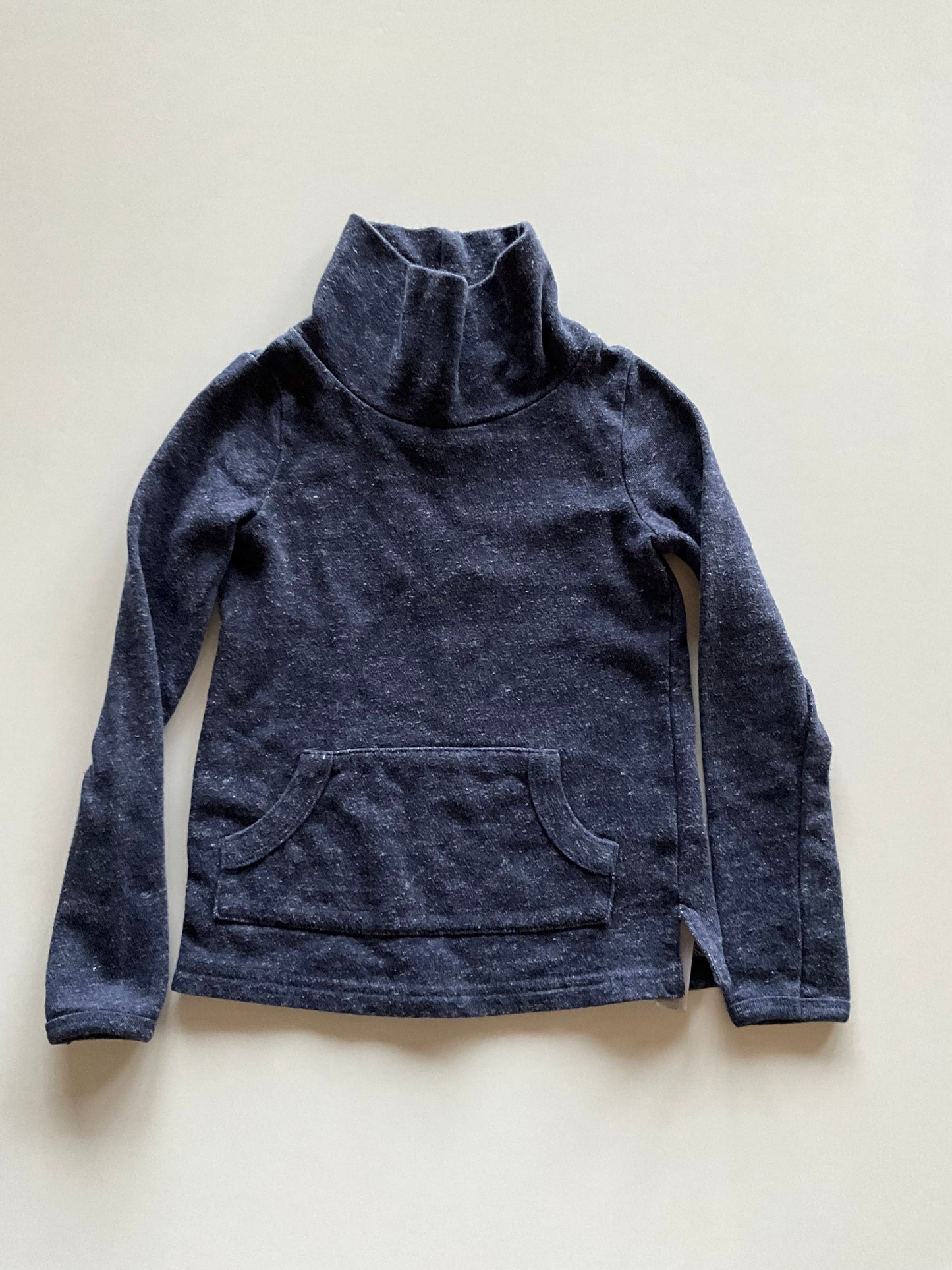 Navy Cowl Neck Pull Over