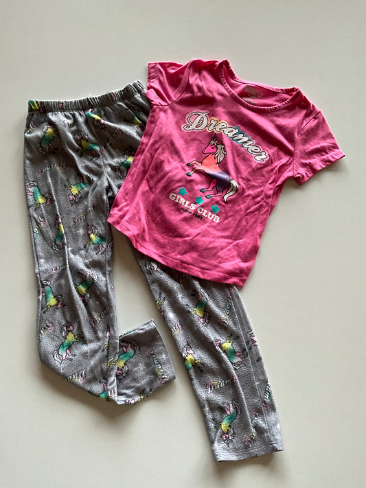 2pc Unicorn Pajamas