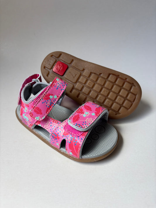 Pink Feather Sandals
