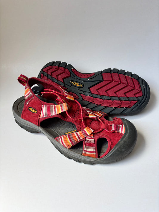 Red Keen Sandals