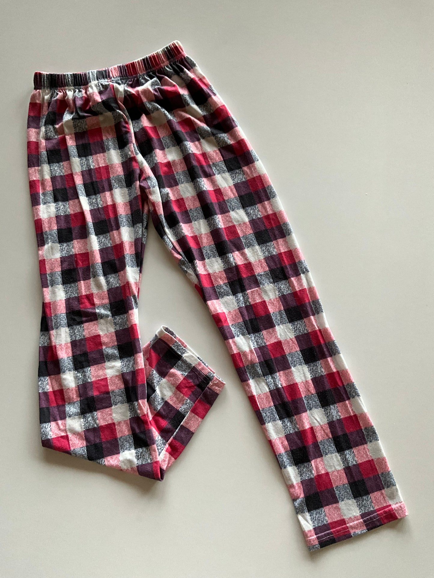 Pink & Purple Plaid Pajama Pants