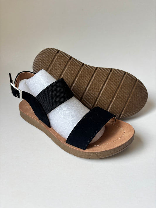 BNIB Black Strappy Sandals