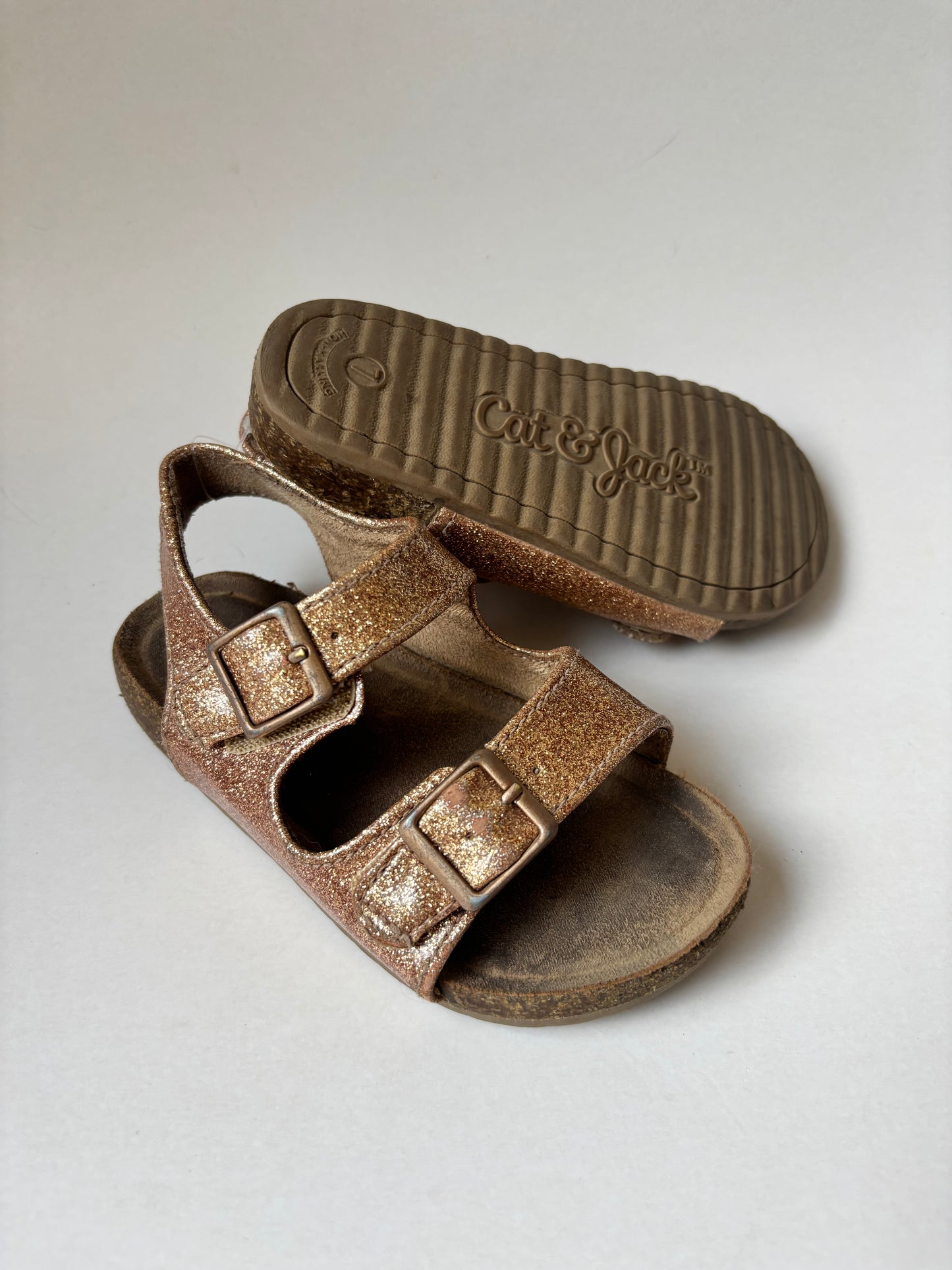 Sparkly Gold "Birks"