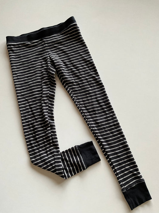 Black & Silver Striped Pajama Pants