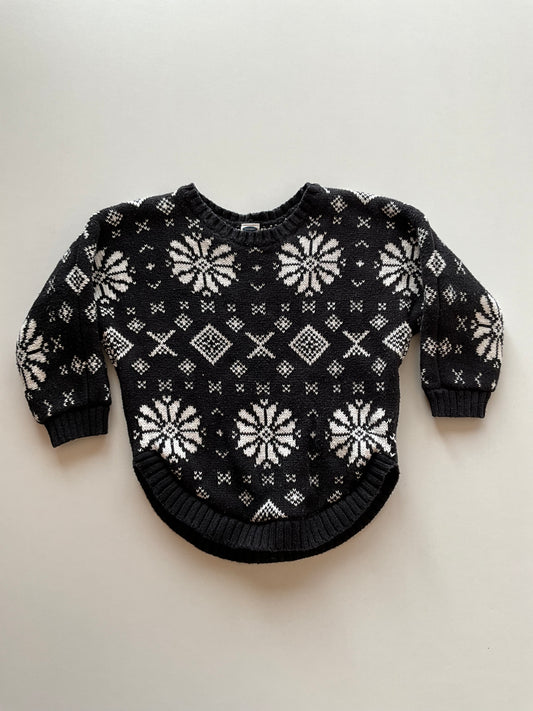 Black & White Patterned Sweater