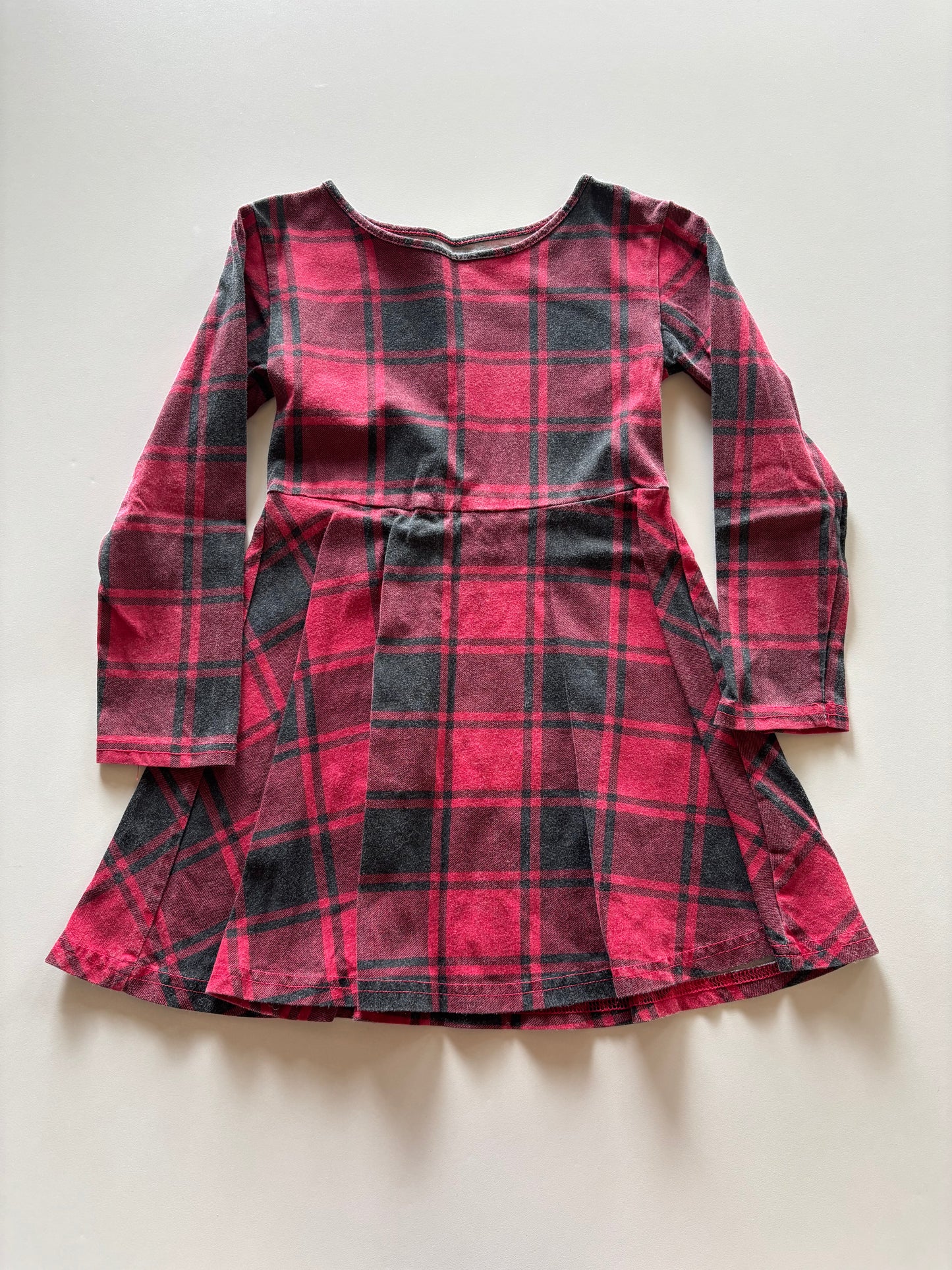 Red & Black Plaid Dress