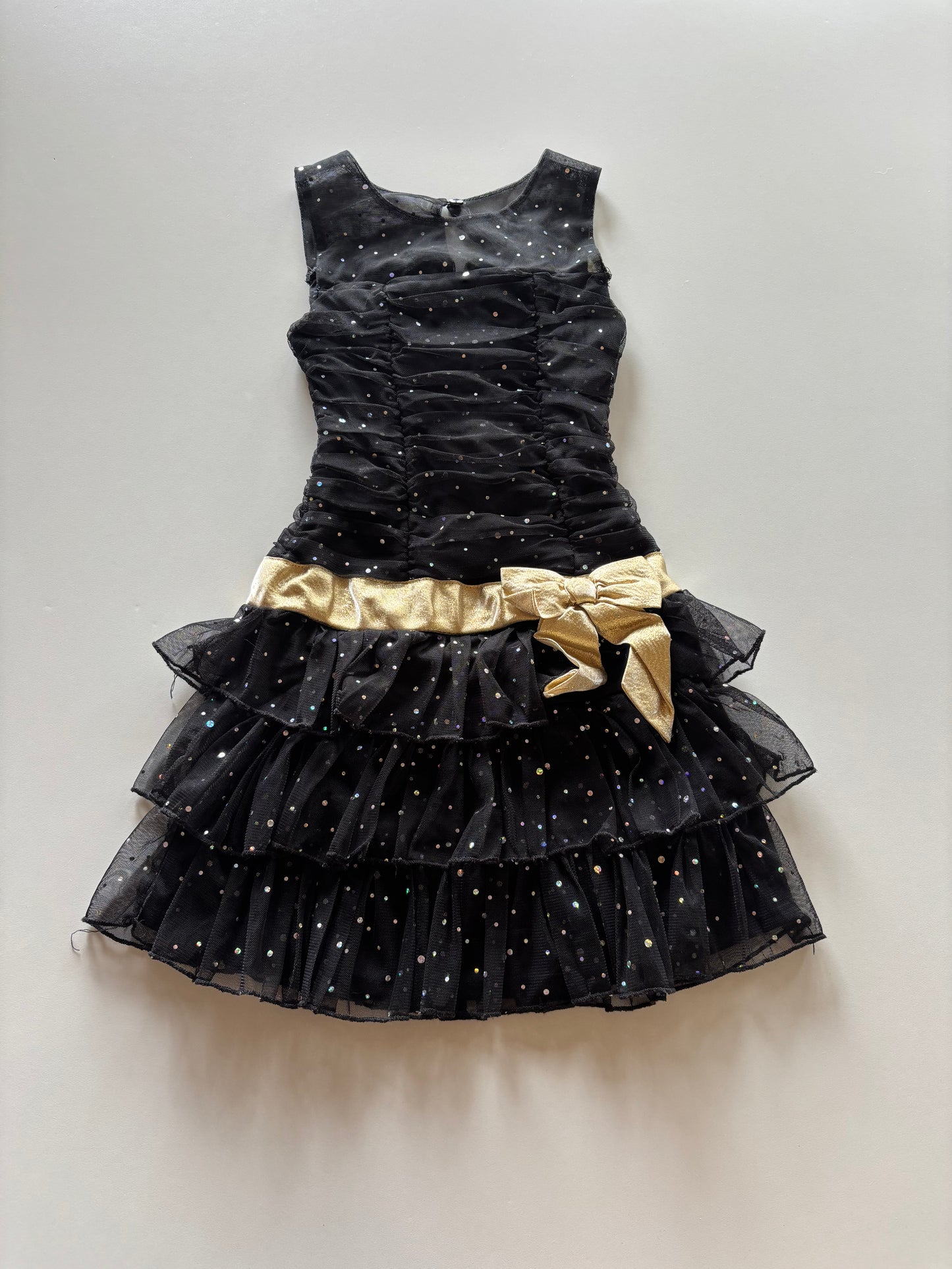 Sparkly Black Tulle Dress