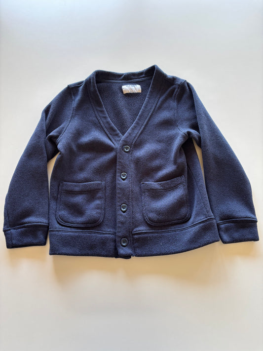 Navy Melange Cardigan