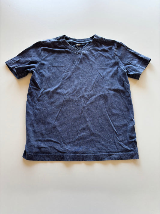 Navy V Neck Tee