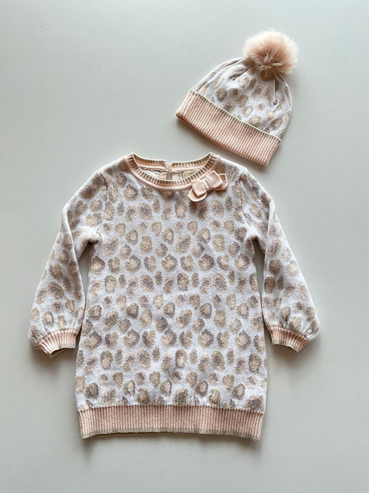 2pc Neutral Leopard Set