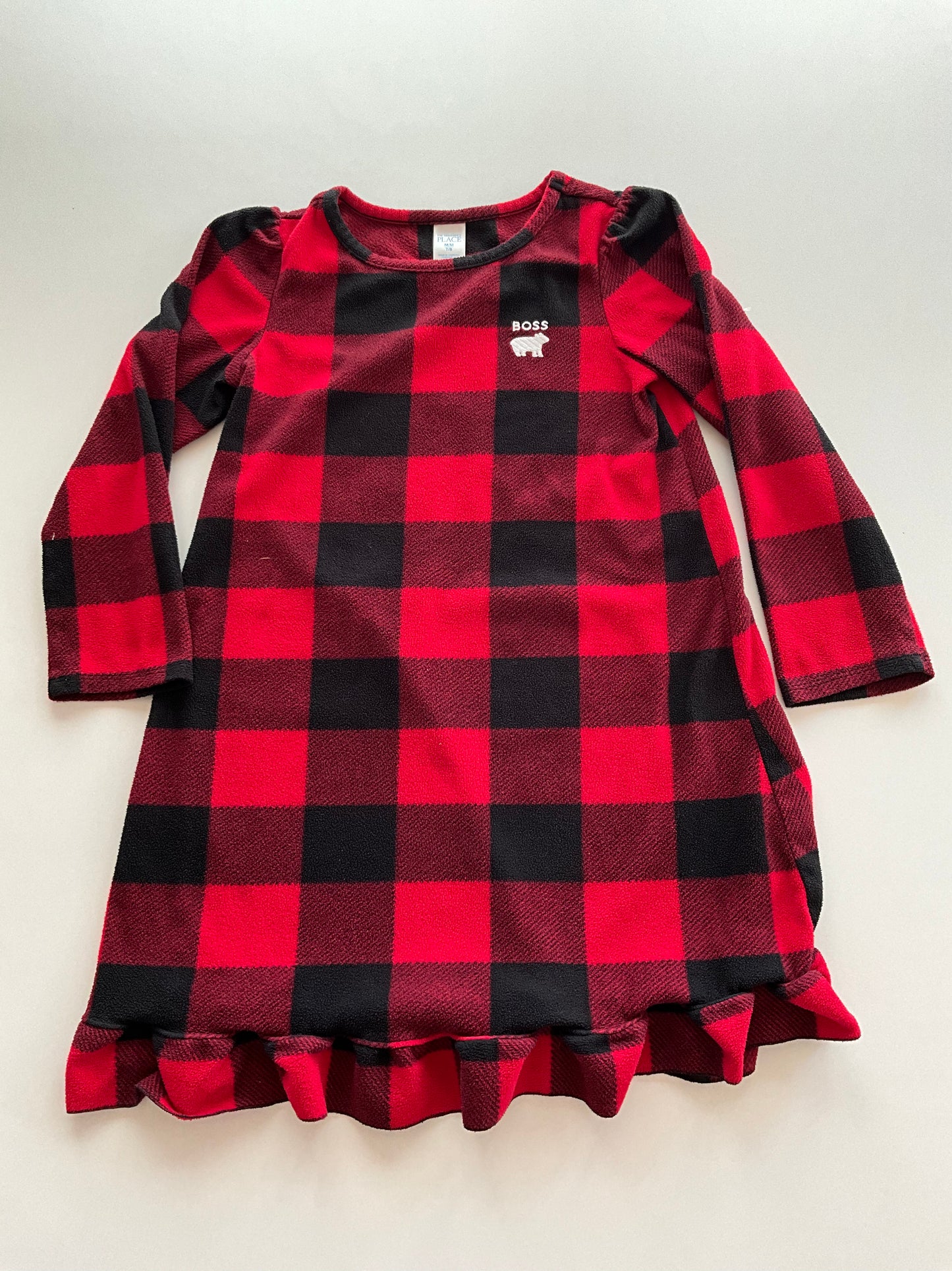 Buffalo Plaid Fleece Nightie