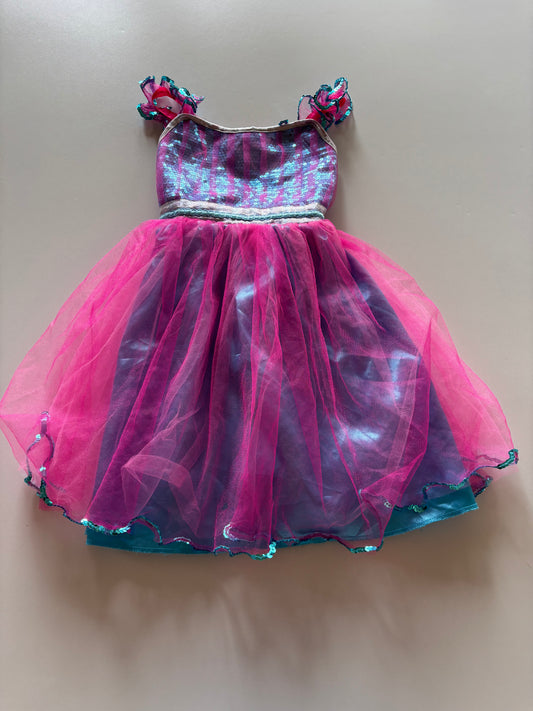 Pink & Blue Tulle Princess Dress