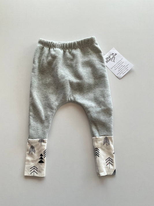 BNWT Grey Grow With Me Harem Pants