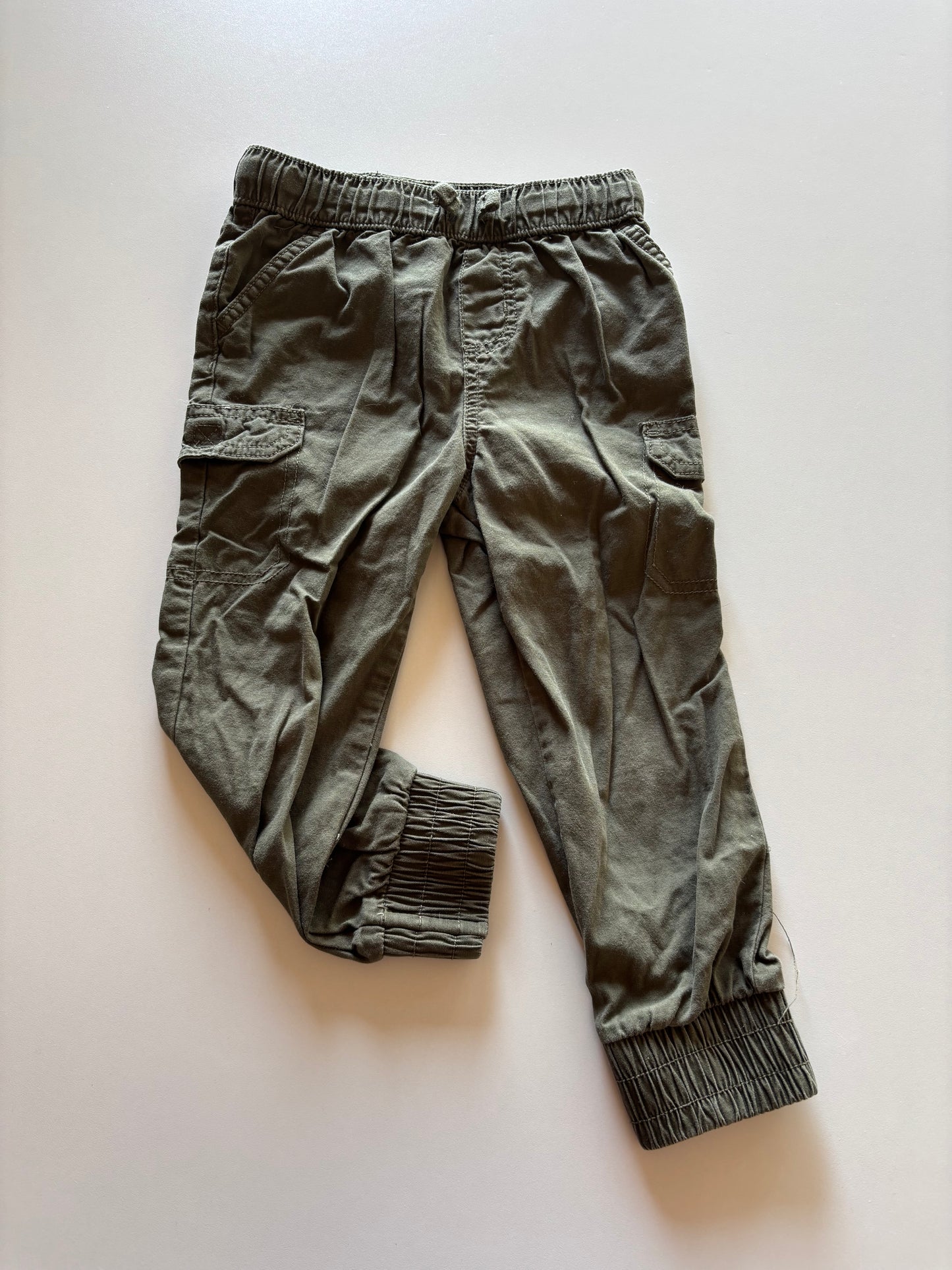 Olive Cargo Joggers