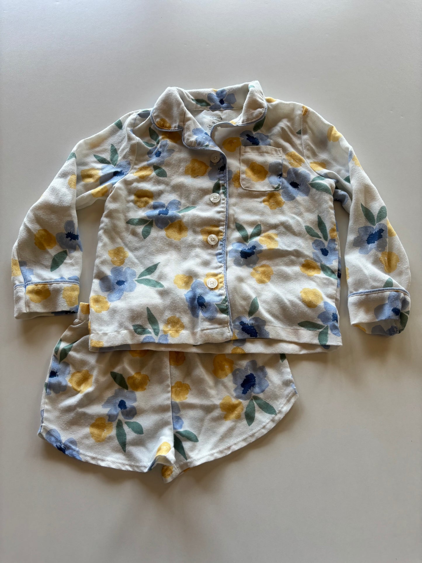Pink & Blue Flora Pajamas