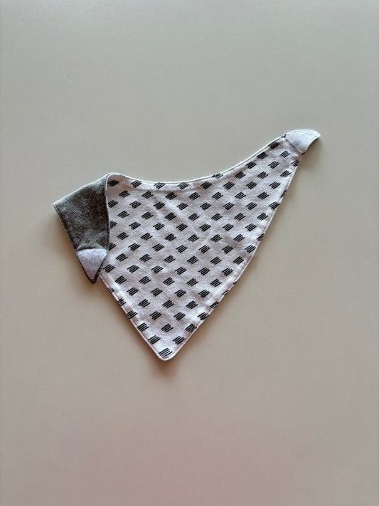 Black & White Bandana/Drool Bib