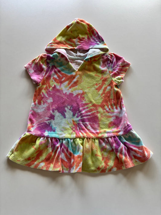Bright Tie Dye Cover Up