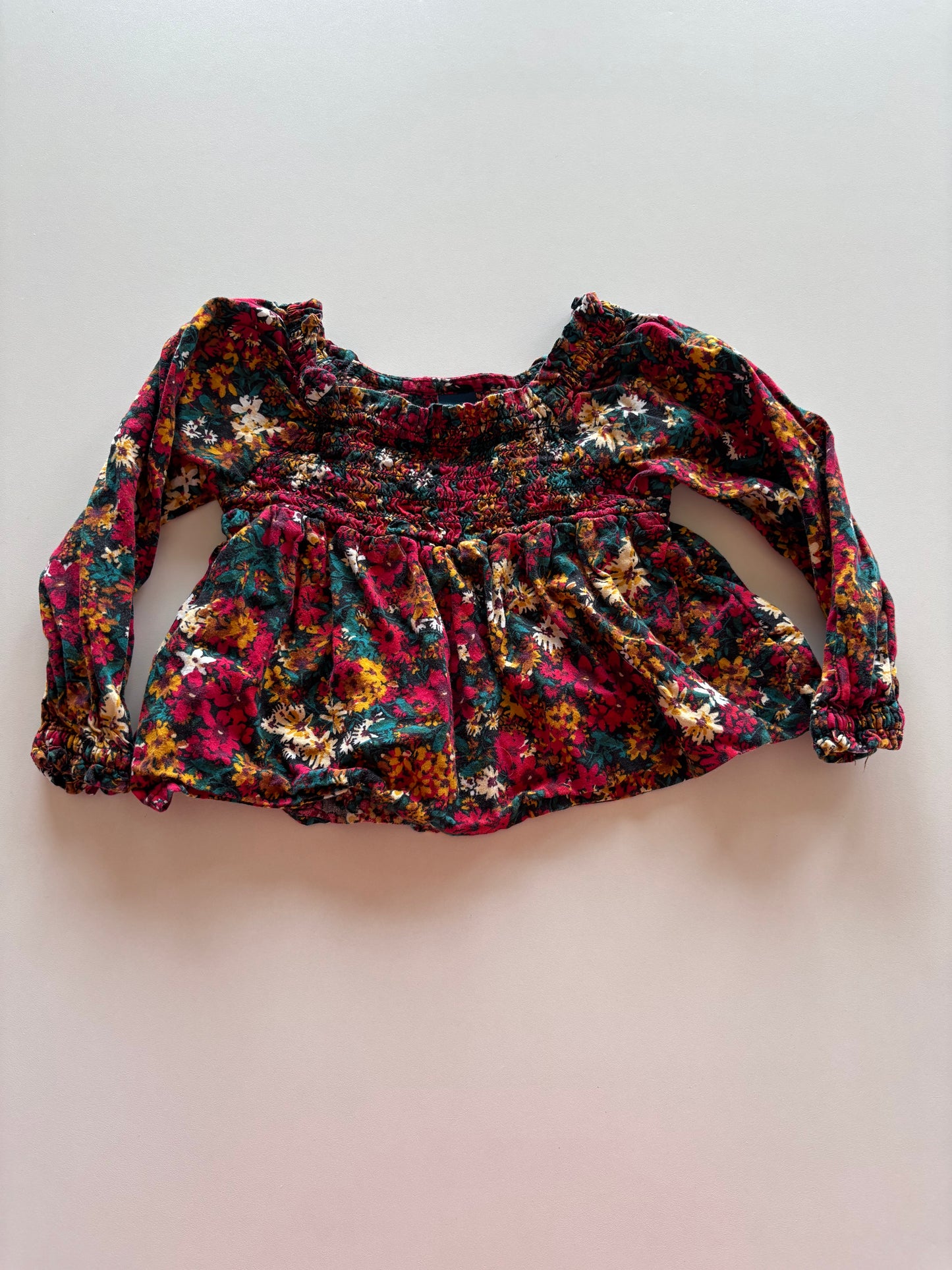 Jewel Tone Flower Shirt