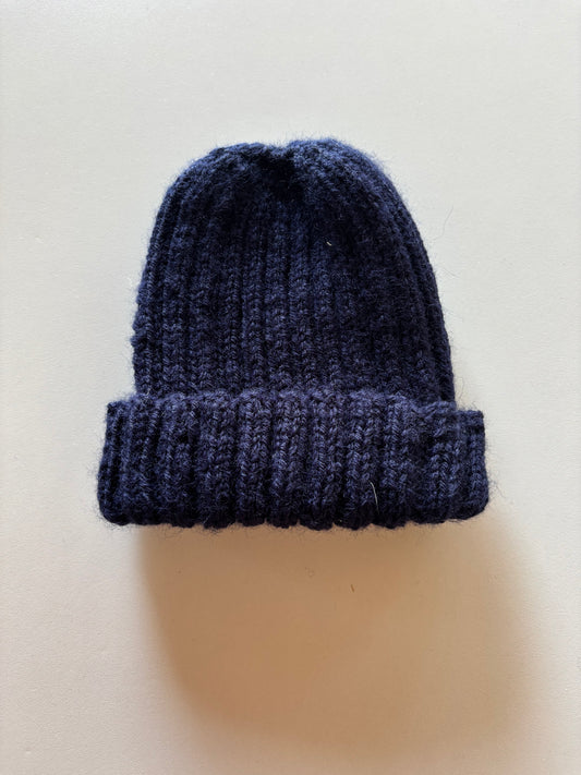 Navy Knit Toque