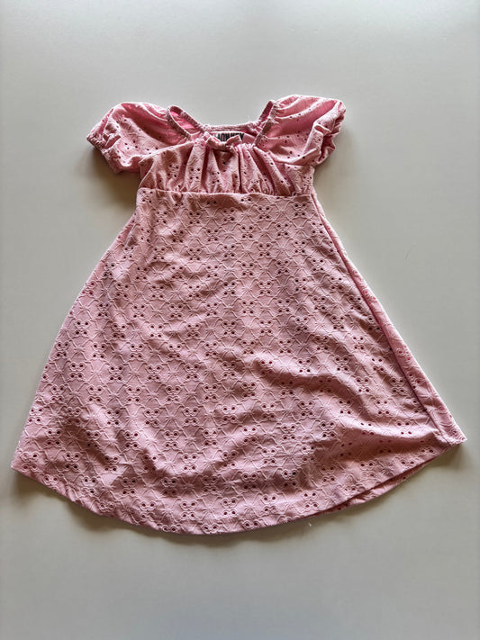 Pink Eyelet Dress