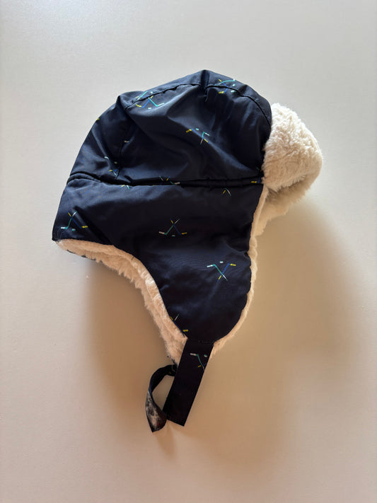 Blue Hockey Trapper Hat
