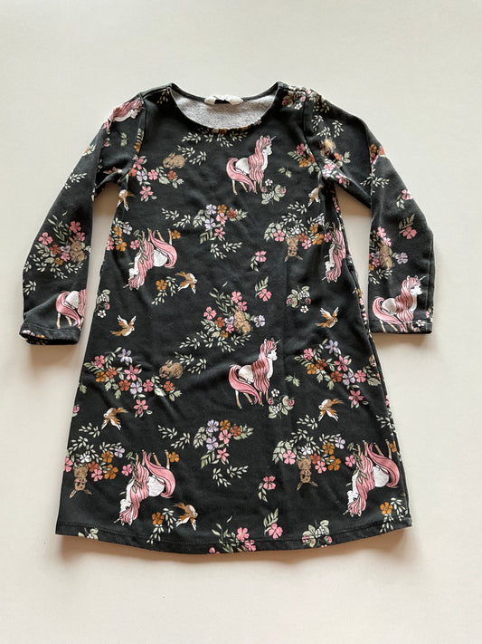 Black Unicorn Sweater Dress