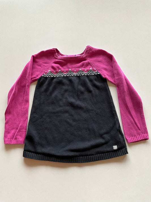 Pink & Black Knit Sweater