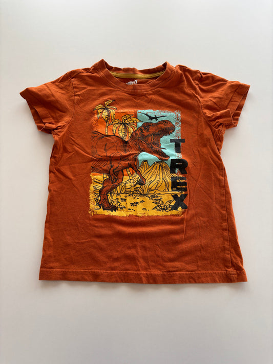 Burnt Orange TRex Tee