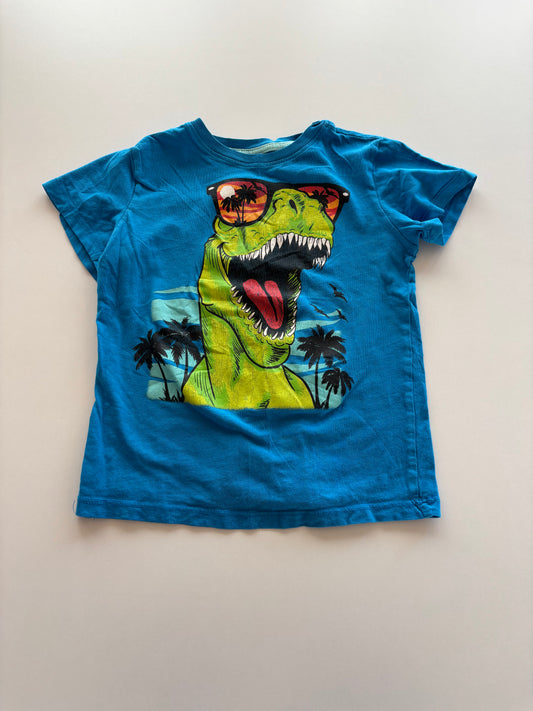Blue Tropical Dino Tee