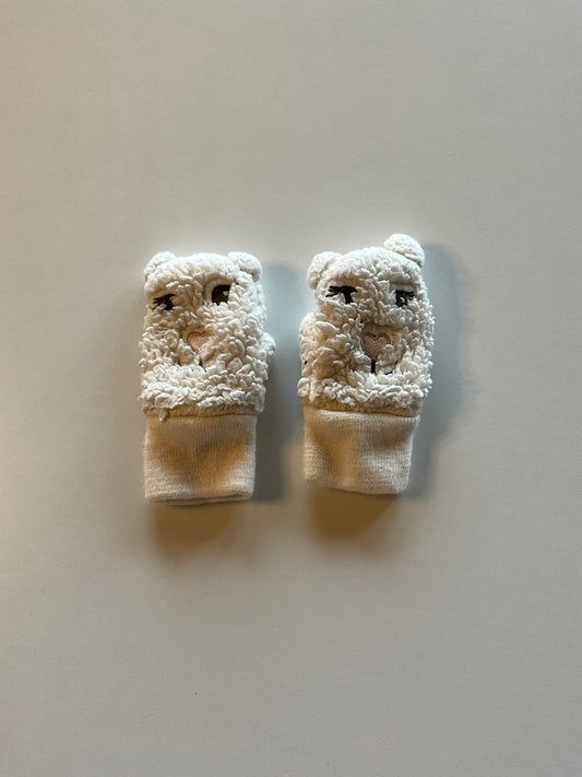 Soft Fuzzy Bear Mittens