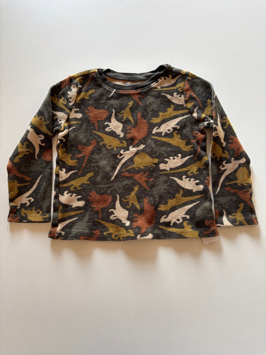 Green Dino Textured Shirt