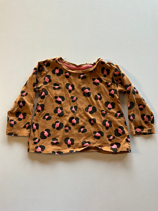 Brown & Pink Leopard Shirt