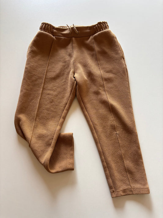 Textured Brown Pants