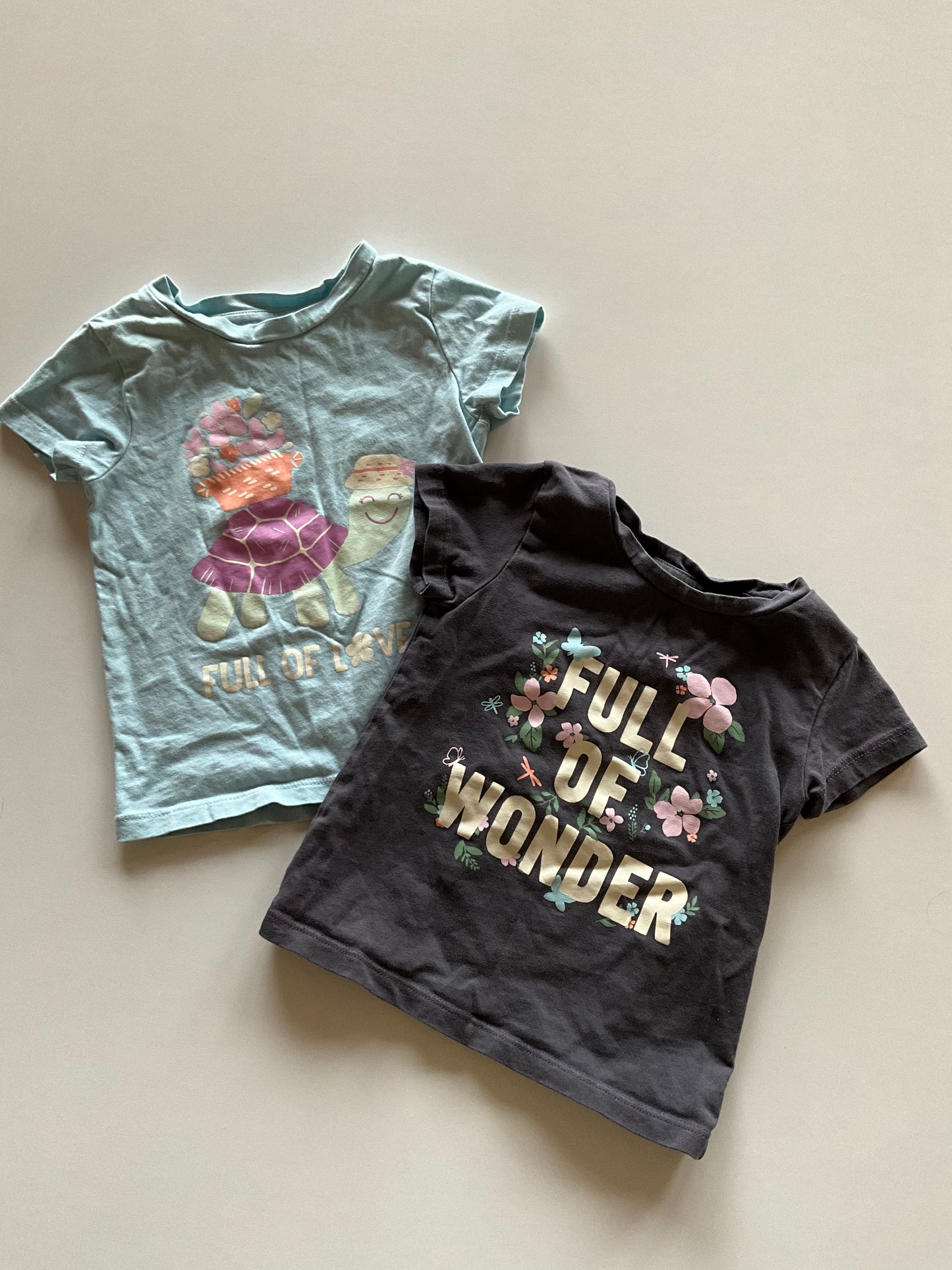 2 Tees - Grey Wonder & Blue Love Tee